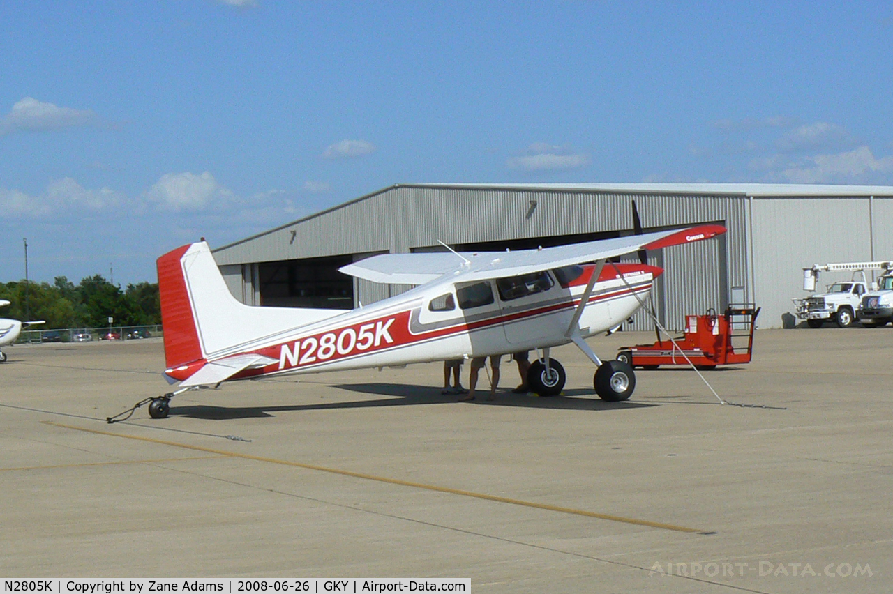 N2805K, 1979 Cessna 180K Skywagon C/N 18053076, At Arlington Municipal