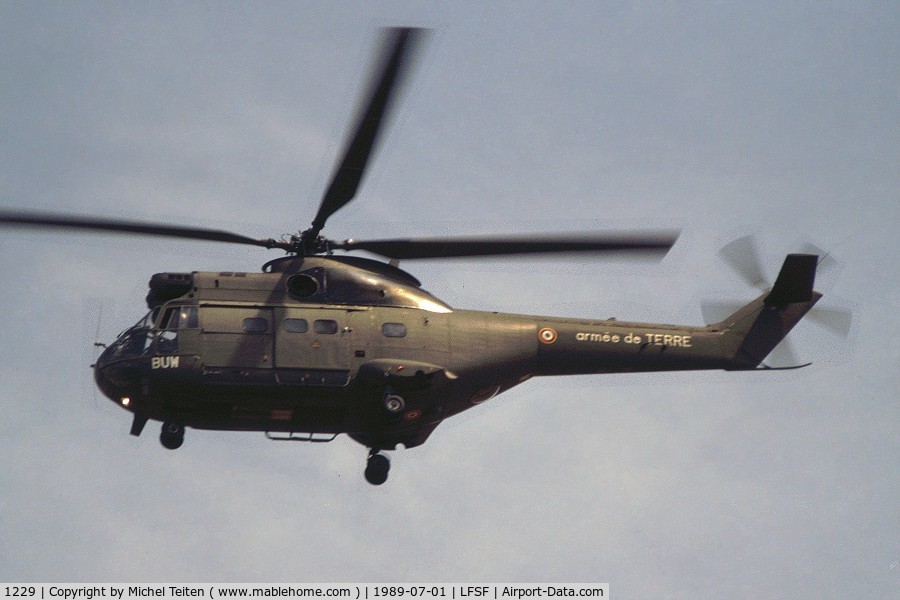 1229, Aérospatiale SA-330B Puma C/N 1229, SA330 from 7e RHC / ALAT