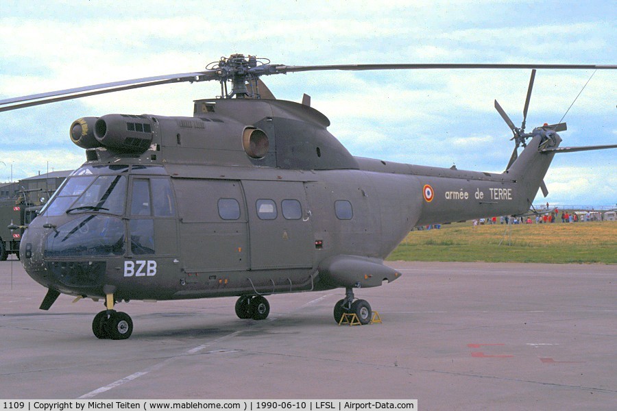 1109, Aérospatiale SA-330B Puma C/N 1109, SA 330Ba from 3e RHC / French ALAT