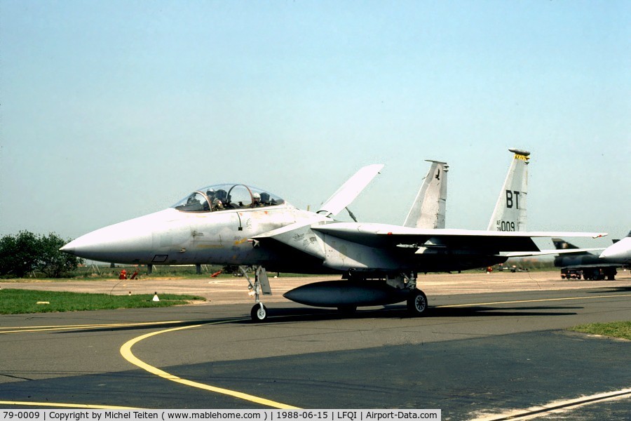 79-0009, 1979 McDonnell Douglas F-15D Eagle C/N 0589/D020, 53rd TFS / 36th TFW