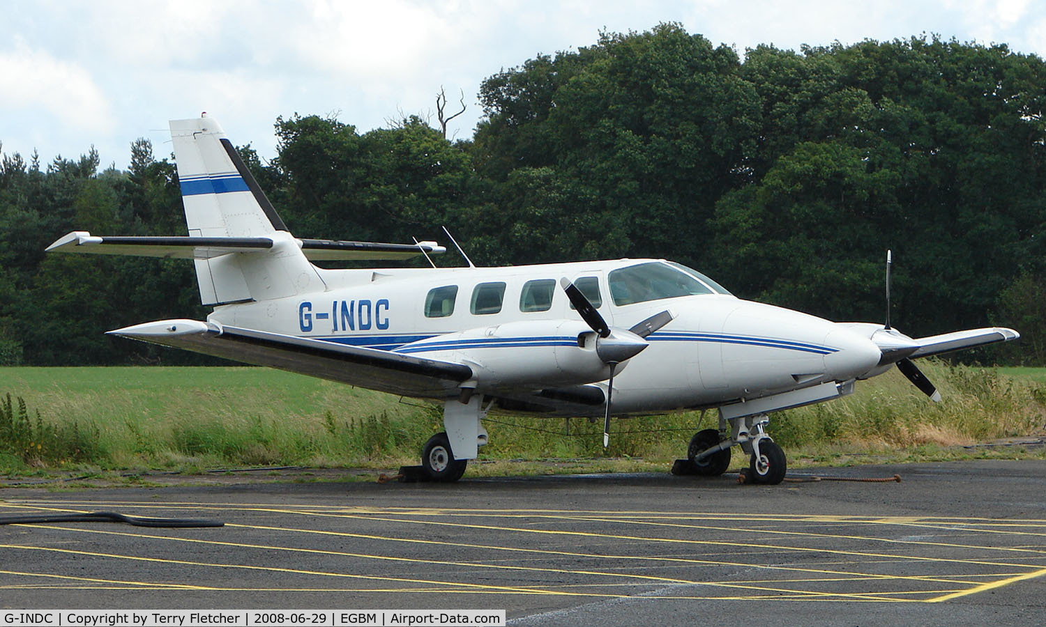 G-INDC, 1982 Cessna T303 Crusader C/N T303-00122, Cessna T303 at Tatenhill