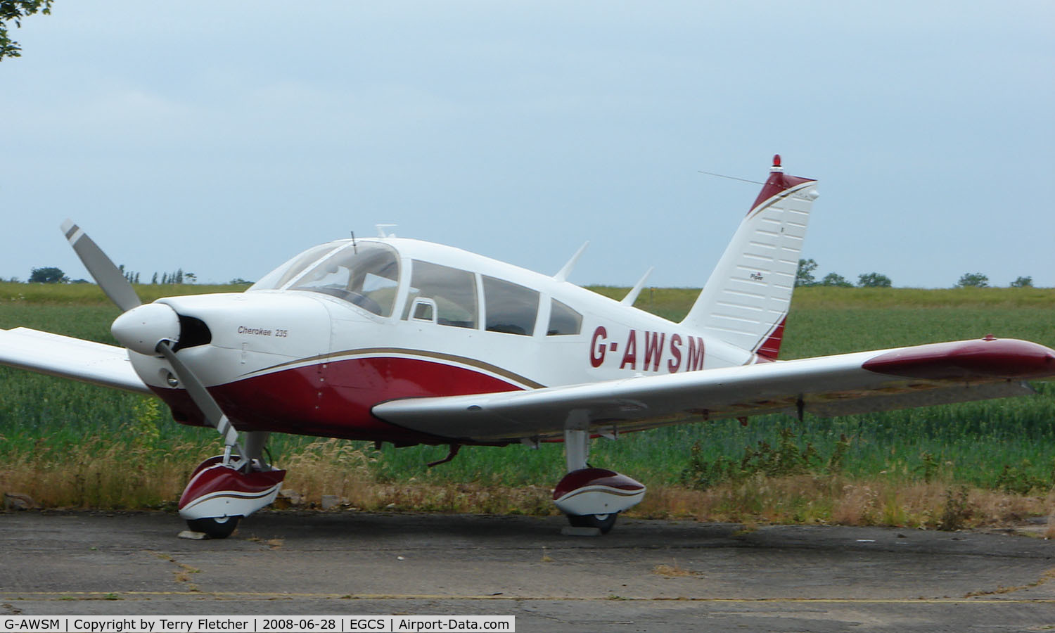 G-AWSM, 1968 Piper PA-28-235 Cherokee C C/N 28-11125, Piper Pa-28-235 at Sturgate