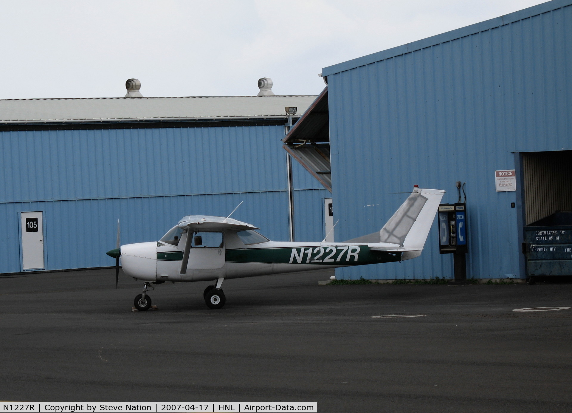 N1227R, 1965 Cessna 150F C/N 15062347, Between paint jobs 1965 Cessna 150F @ Honolulu, HI