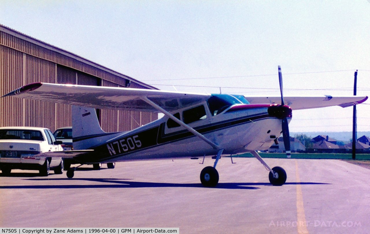 N7505, 1957 Cessna 180A C/N 32930, At Grand Prairie Municipal