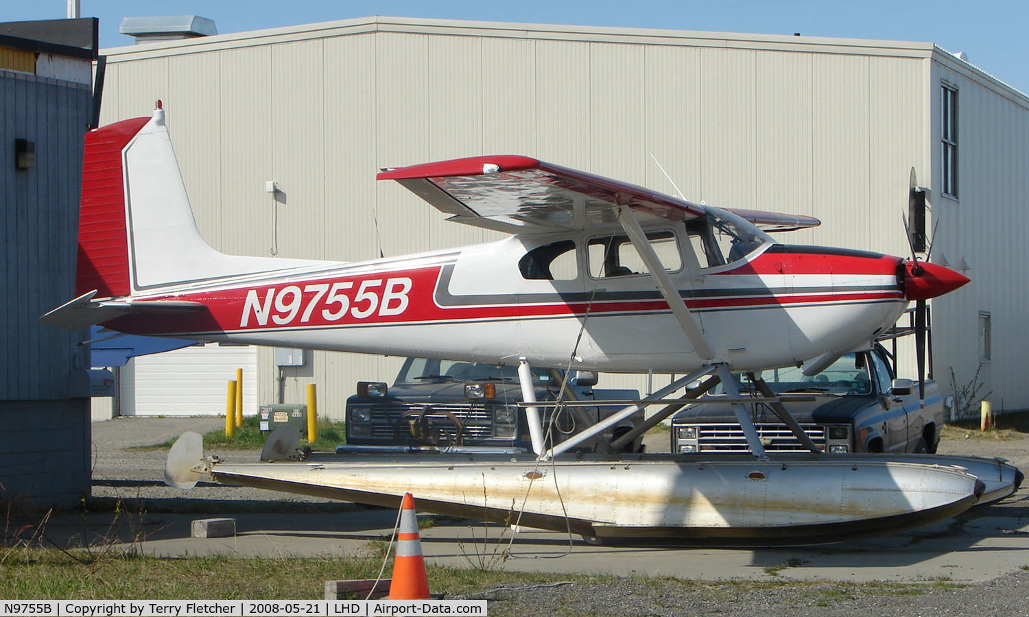 N9755B, 1957 Cessna 180A C/N 50053, Cessna 180A at Lake Hood