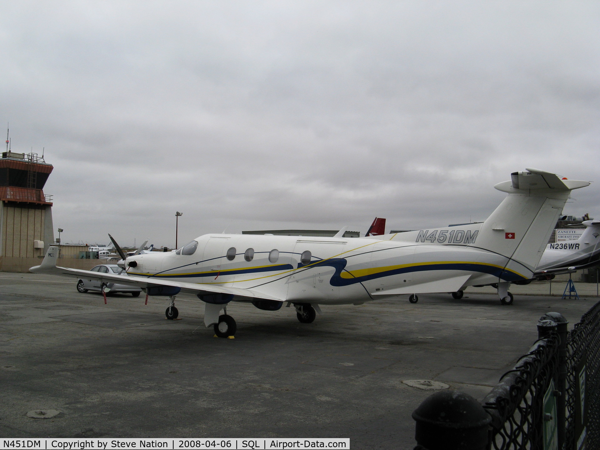 N451DM, 2000 Pilatus PC-12/45 C/N 350, 2000 Pilatus PC-12/45 @ San Carlos, CA