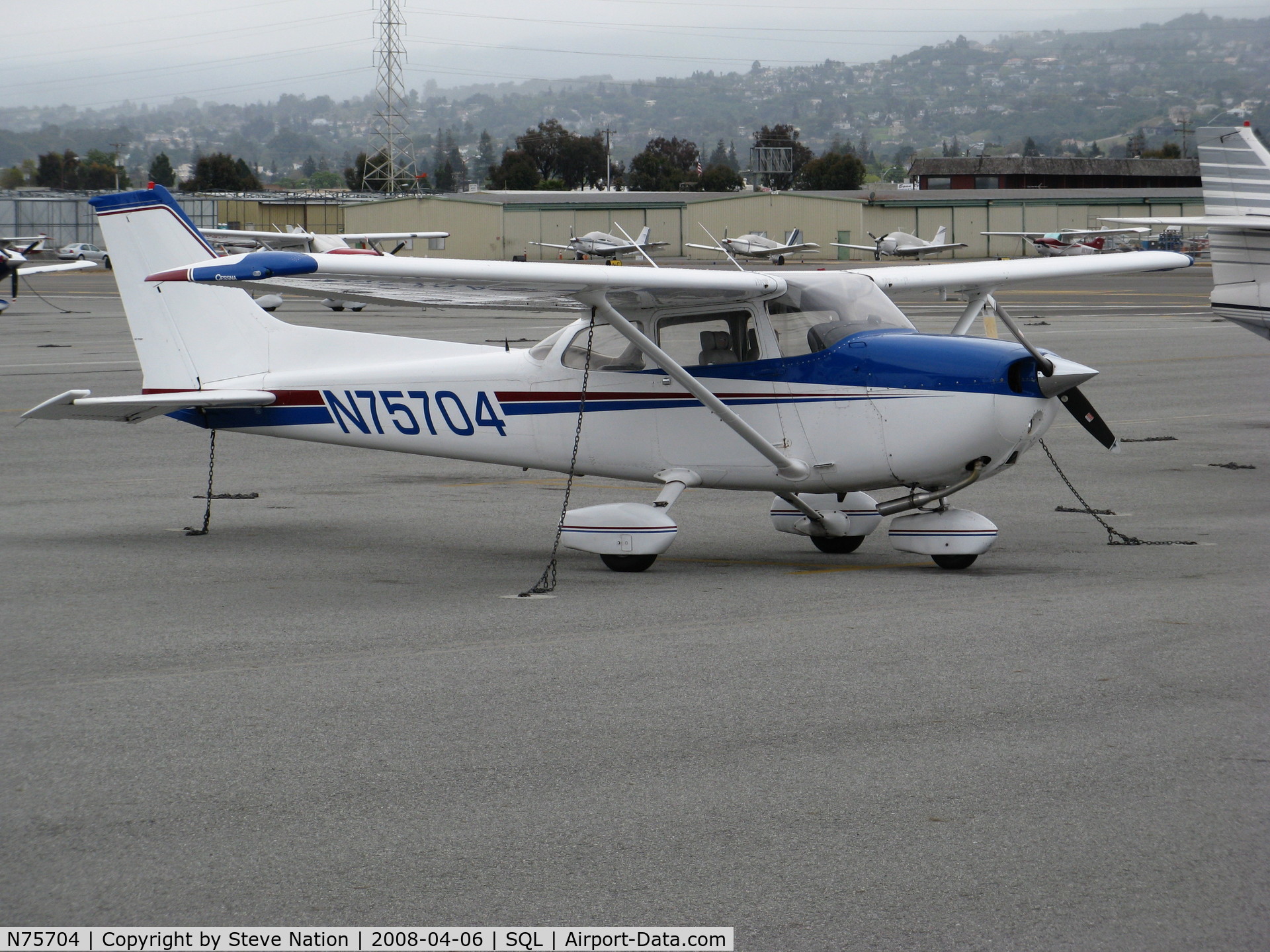 N75704, 1976 Cessna 172N C/N 17267886, 1976 Cessna 172N  @ San Carlos, CA