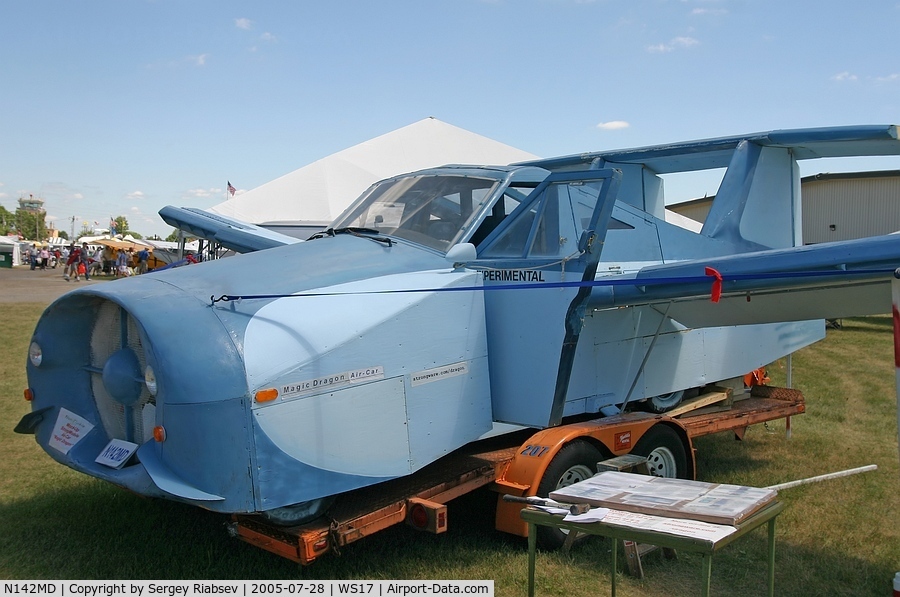 N142MD, Strong Magic Dragon Aircar C/N 142, EAA museum