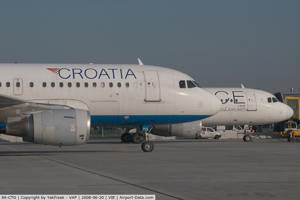 9A-CTG, 1998 Airbus A319-112 C/N 767, Croatia Airlines Airbus 319