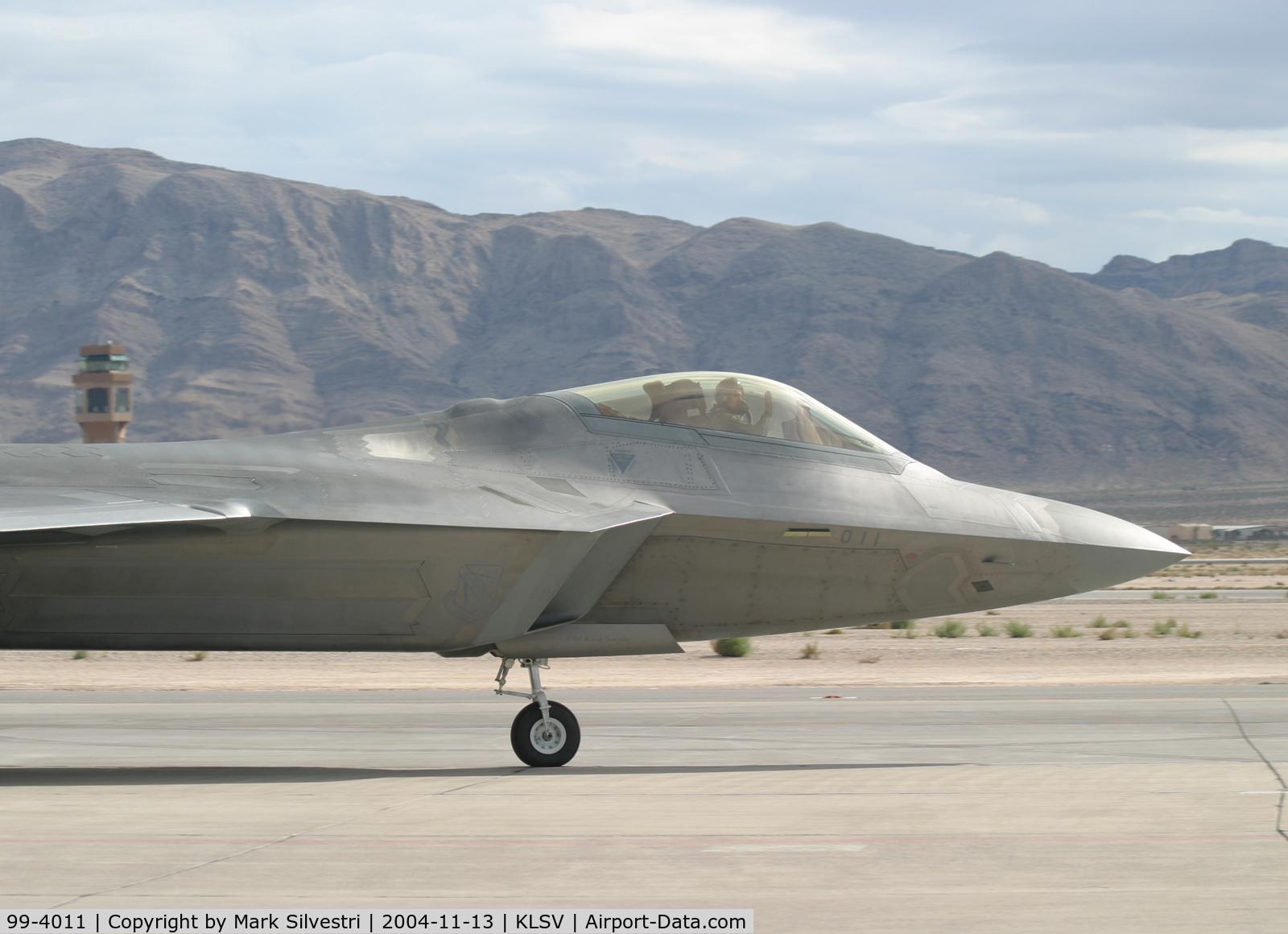 99-4011, Lockheed Martin F/A-22A Raptor C/N 4011, Aviation Nation 2004