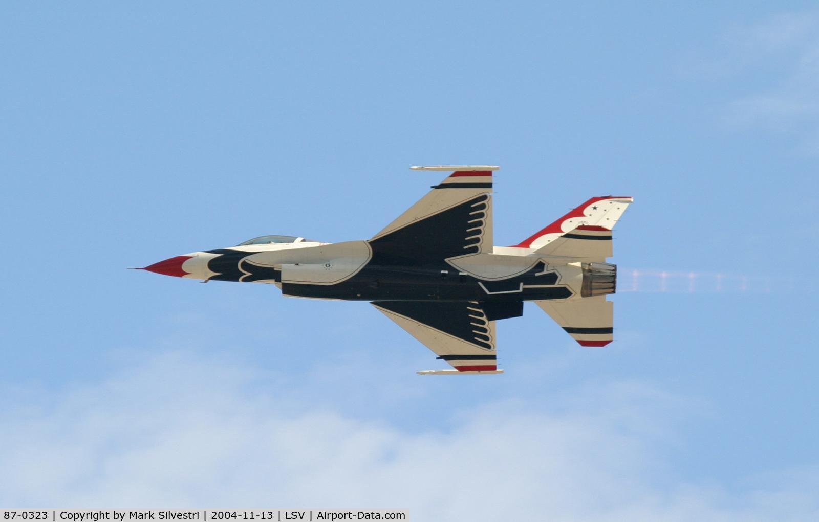 87-0323, 1987 General Dynamics F-16C Fighting Falcon C/N 5C-854, Aviation Nation 2004