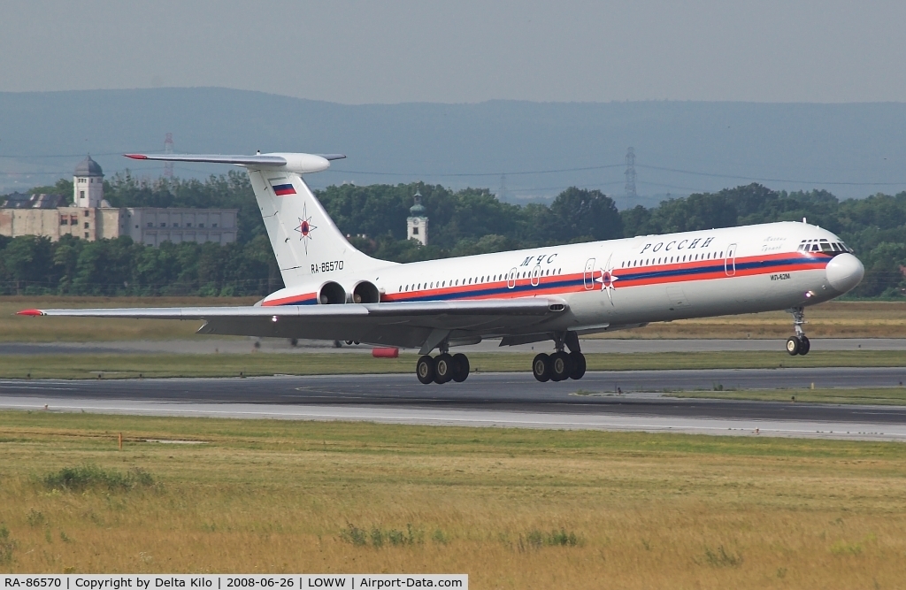 RA-86570, 1996 Ilyushin Il-62M C/N 1356344, MCHS Rossii - State Unitary Air Enterprise