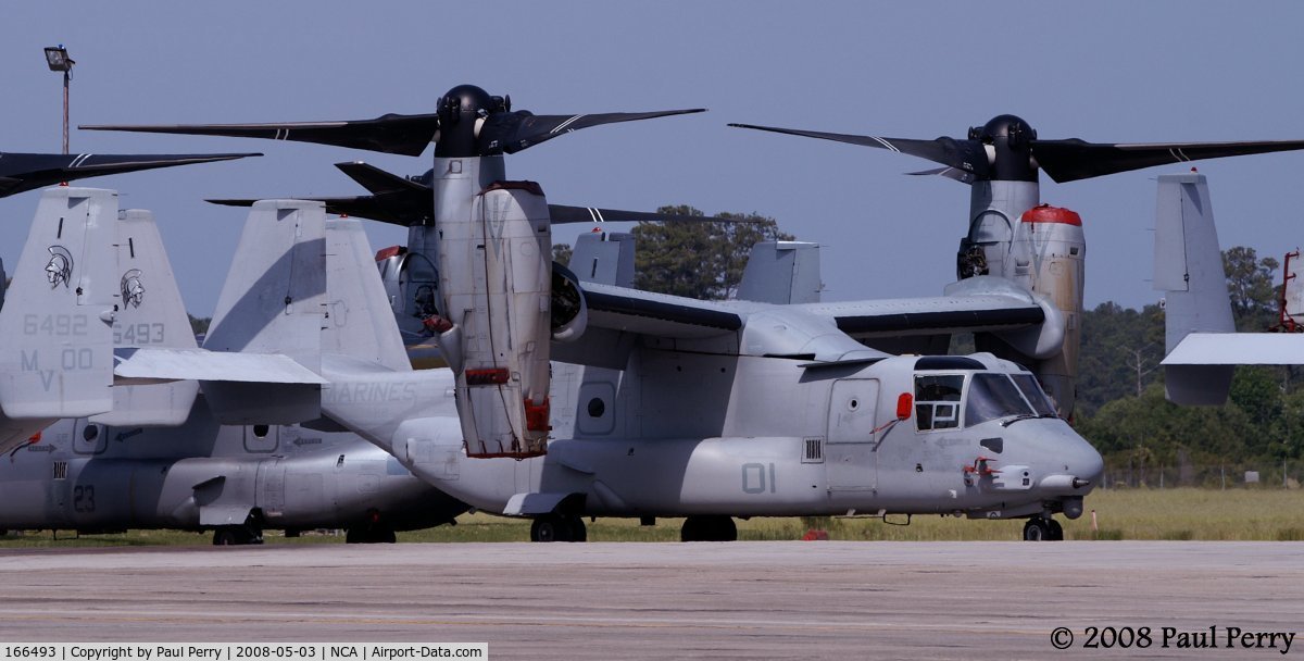 166493, Bell-Boeing MV-22B Osprey C/N D0072, Another VMX-22 Osprey