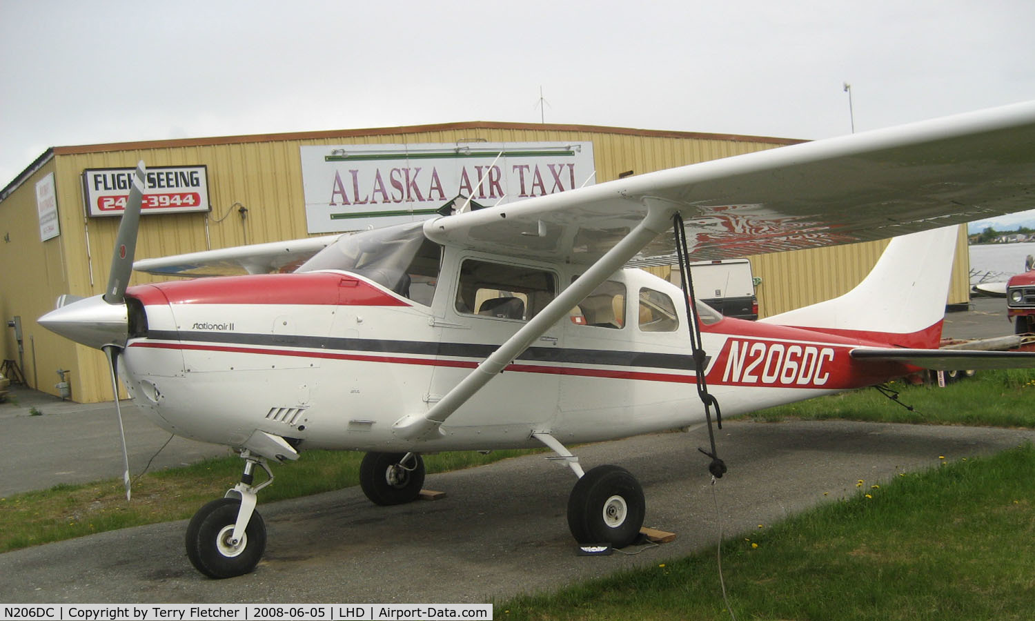 N206DC, 1976 Cessna U206F Stationair C/N U20603198, Cessna U206F at Lake Hood