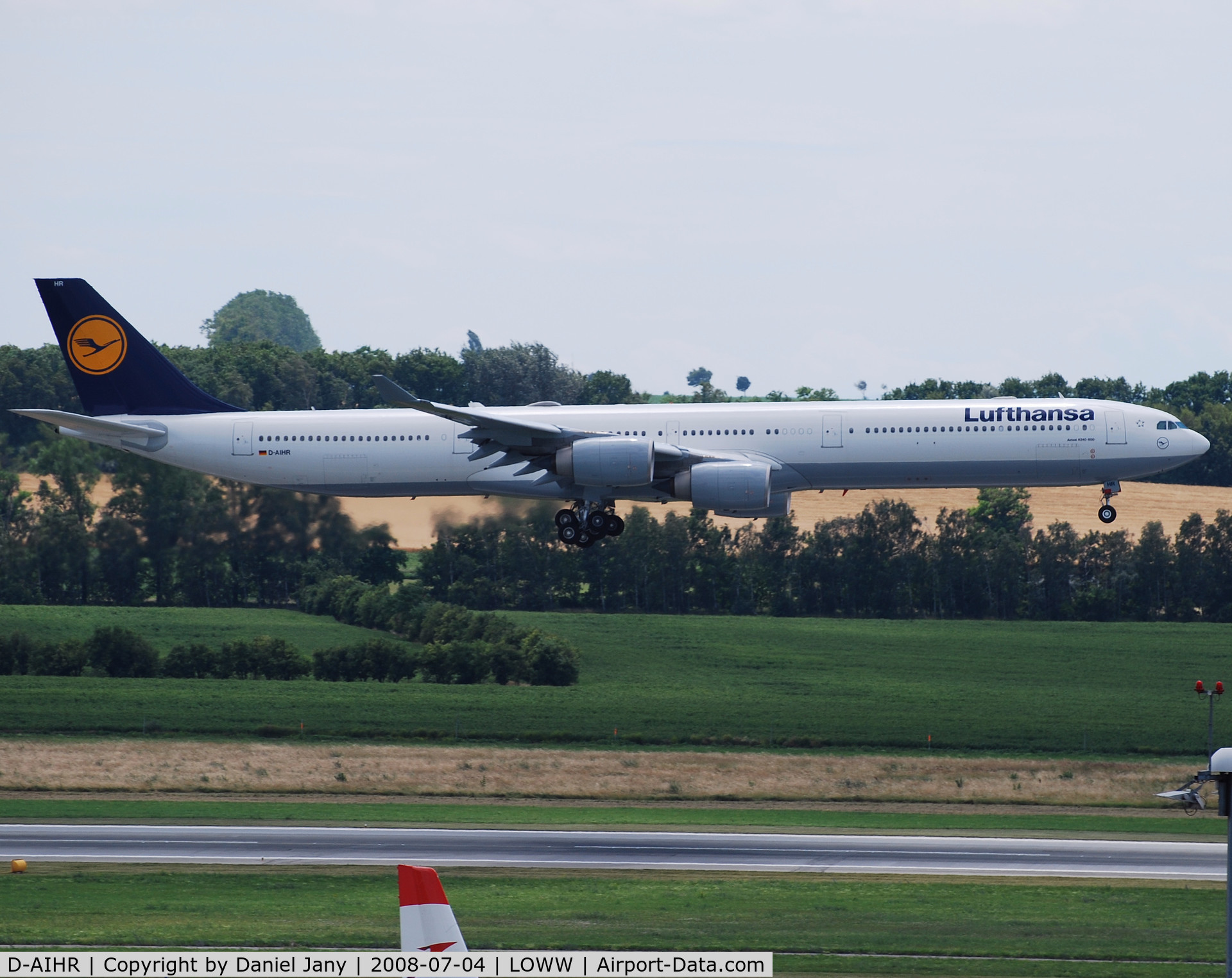 D-AIHR, 2007 Airbus A340-642 C/N 794, Lufthansa