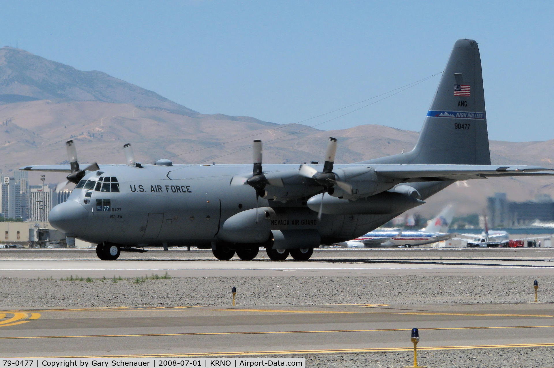 79-0477, 1979 Lockheed C-130H-LM Hercules C/N 382-4857, Nevada ANG 