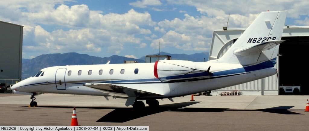 N622CS, 2007 Cessna 680 Citation Sovereign C/N 680-0124, At Colorado Springs