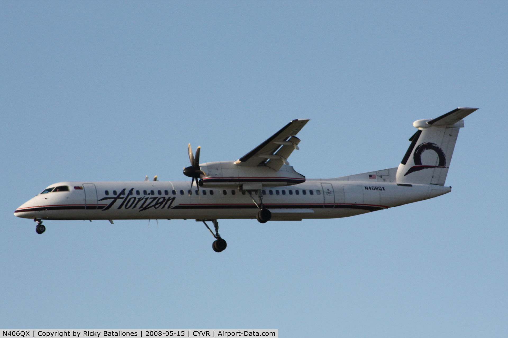 N406QX, 2001 Bombardier DHC-8-402 Dash 8 C/N 4048, Horizon Air