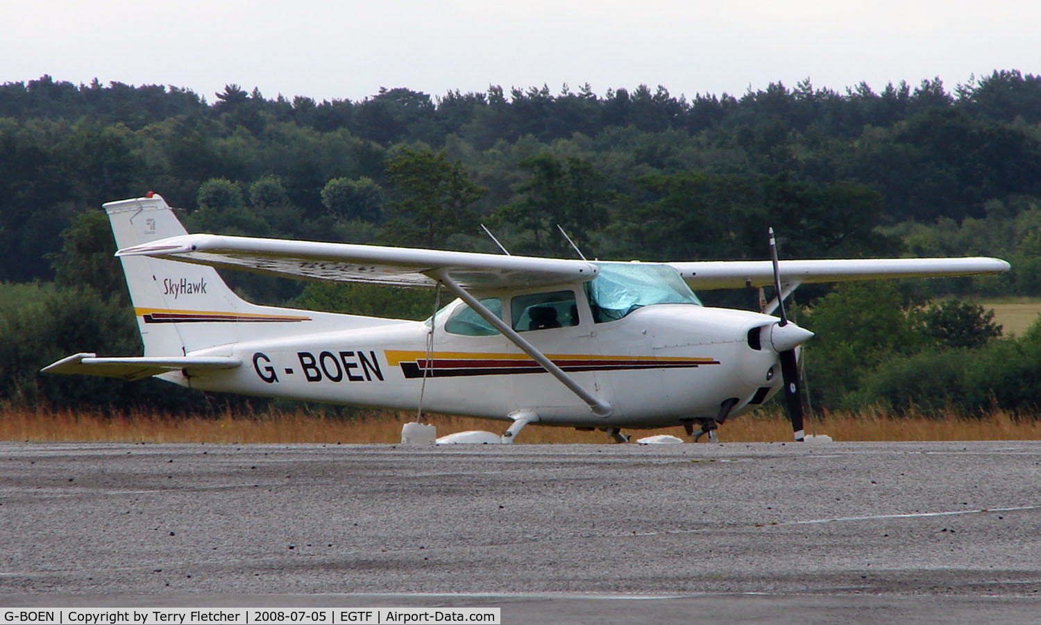G-BOEN, 1973 Cessna 172M Skyhawk C/N 172-61325, Cessna 172 at Fairoaks