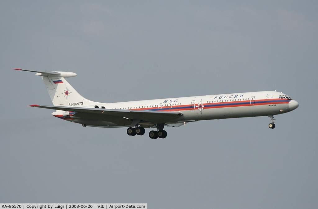 RA-86570, 1996 Ilyushin Il-62M C/N 1356344, IL62