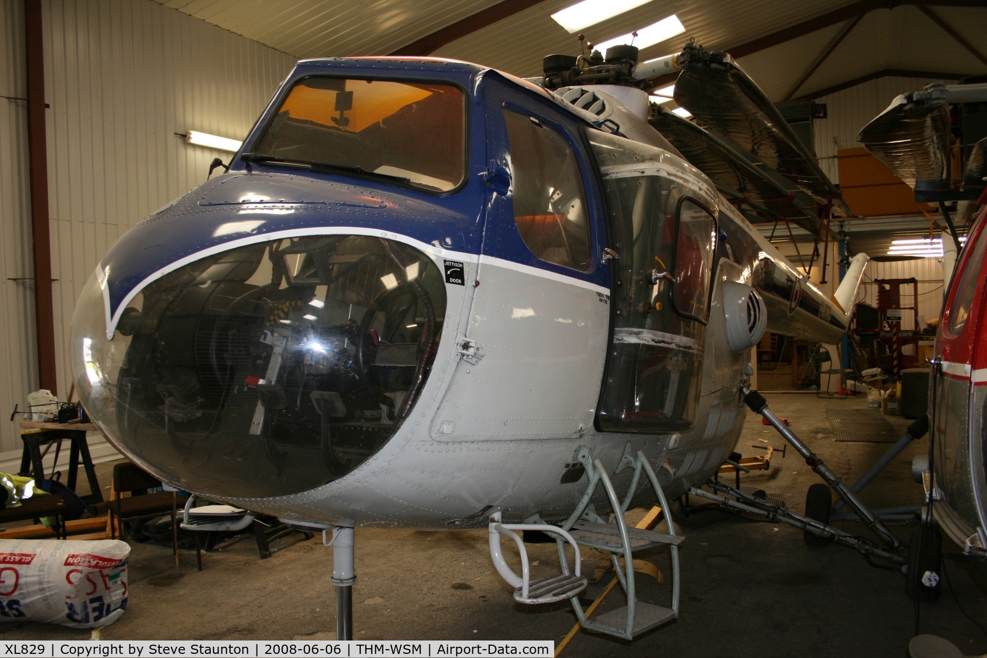 XL829, 1957 Bristol 171 Sycamore HR.14 C/N 13474, Taken at the Helicopter Museum (http://www.helicoptermuseum.co.uk/)