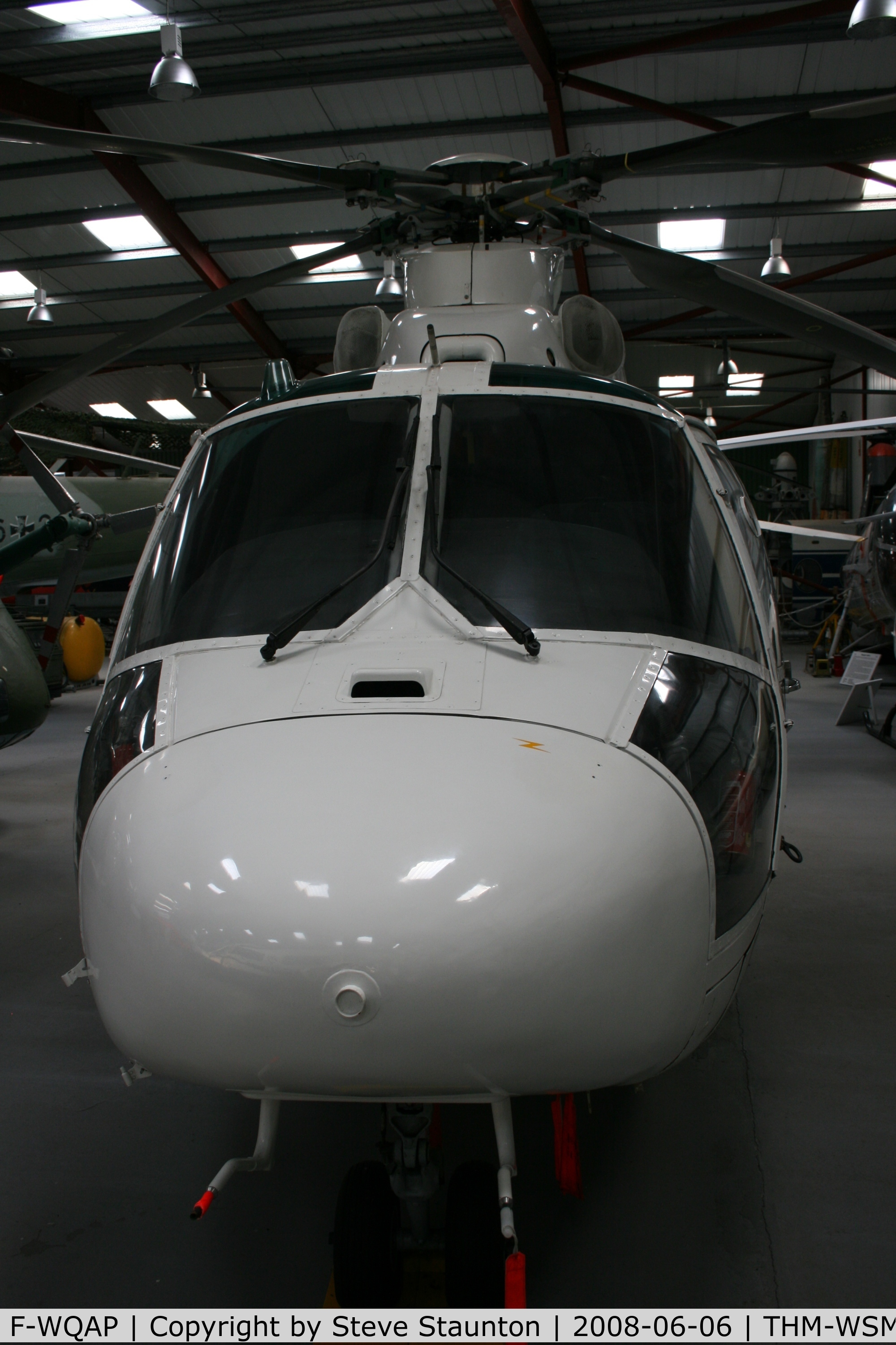 F-WQAP, Eurocopter SA365N Dauphin C/N 6001, Taken at the Helicopter Museum (http://www.helicoptermuseum.co.uk/)