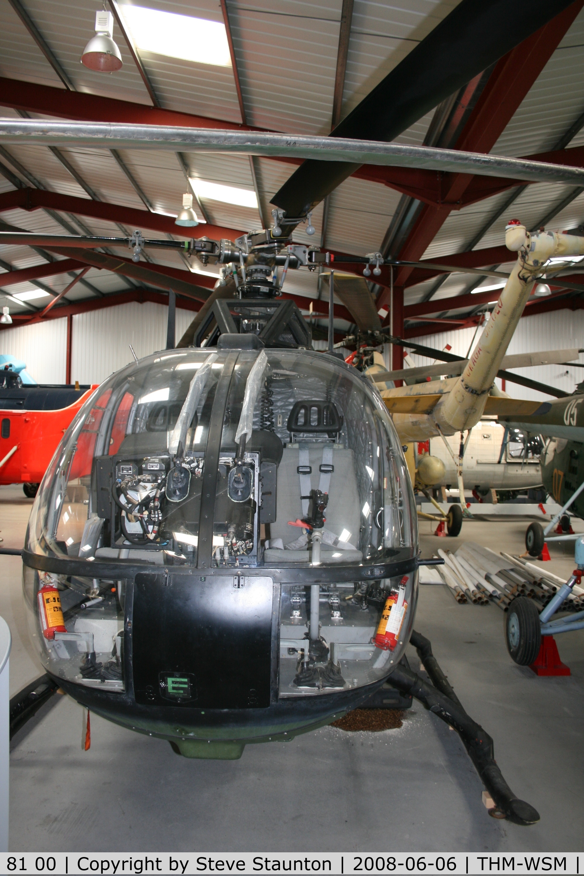 81 00, 1984 MBB Bo.105M C/N 5100, Taken at the Helicopter Museum (http://www.helicoptermuseum.co.uk/)