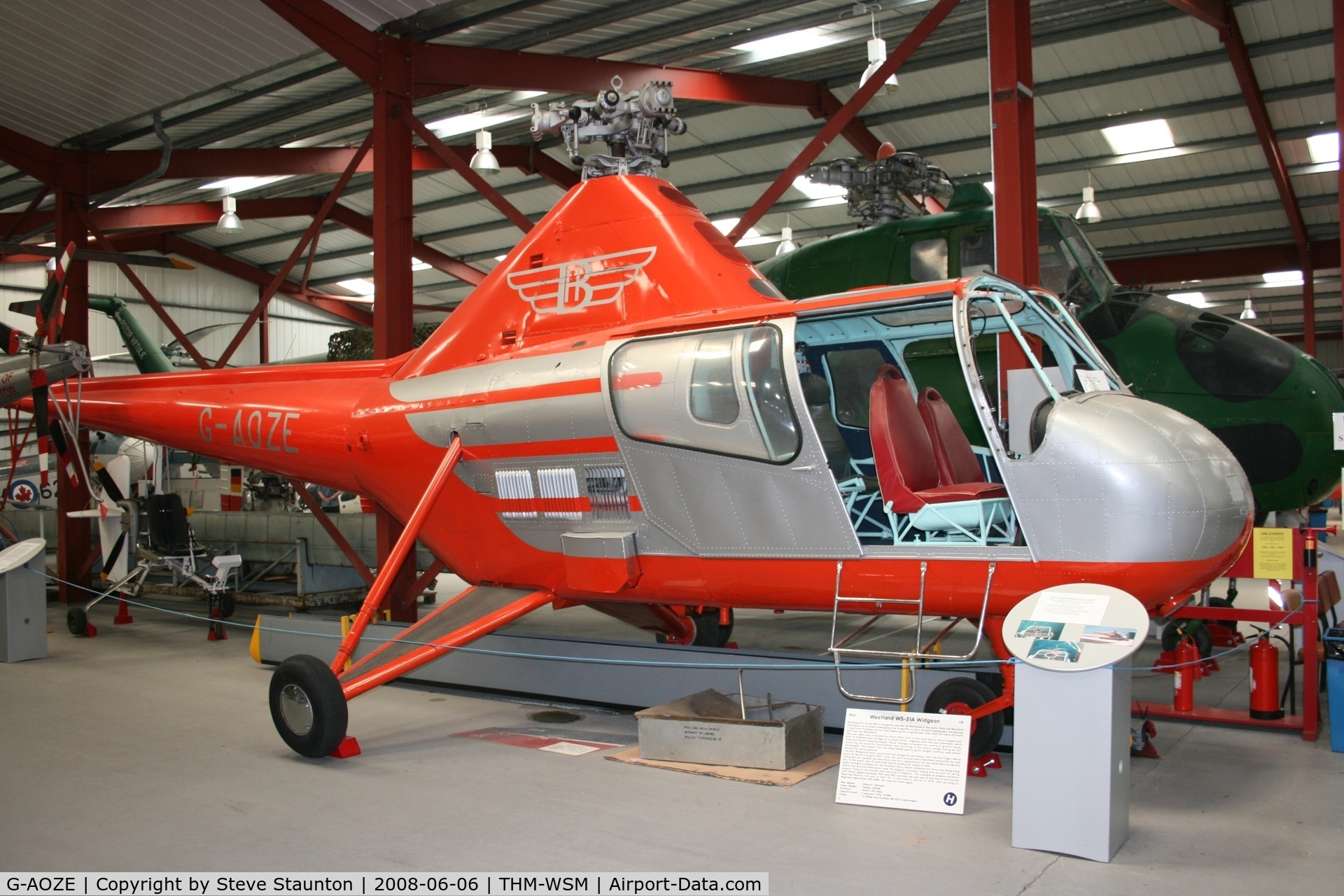 G-AOZE, 1957 Westland S.51 Widgeon Series 2 C/N WA/H/141, Taken at the Helicopter Museum (http://www.helicoptermuseum.co.uk/)