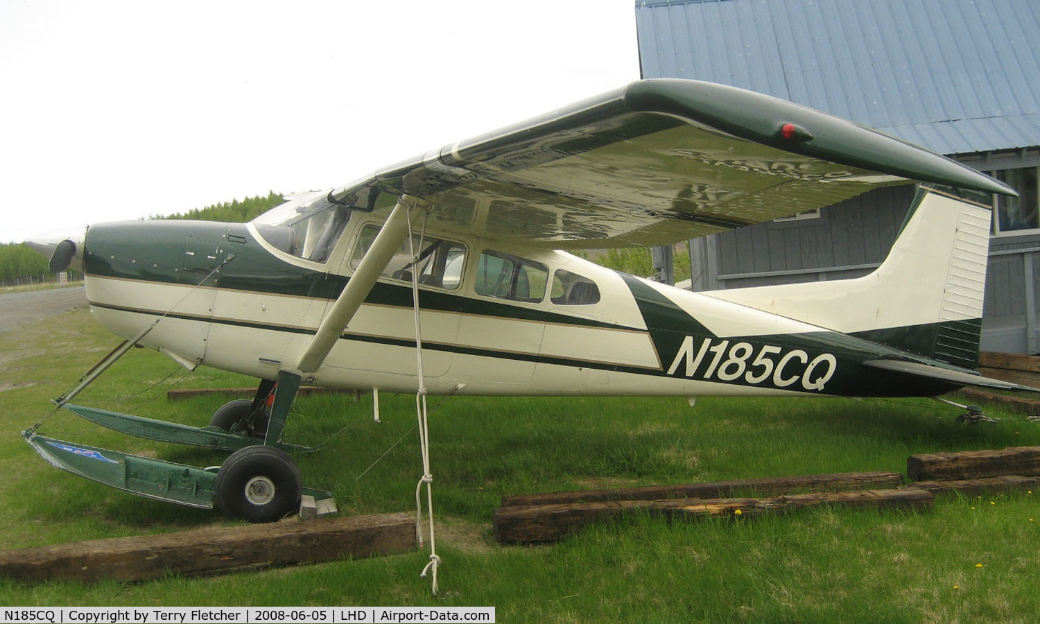 N185CQ, 1962 Cessna 185A Skywagon C/N 1850400, Cessna 185A at Lake Hood