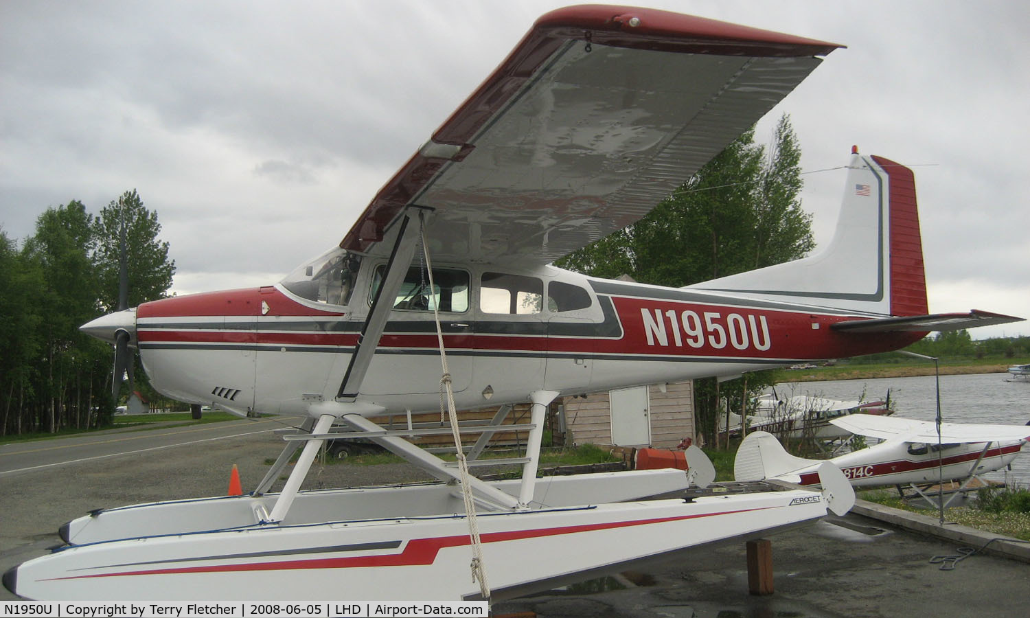N1950U, 1970 Cessna A185E Skywagon 185 C/N 18501659, Cessna A185E at Lake Hood