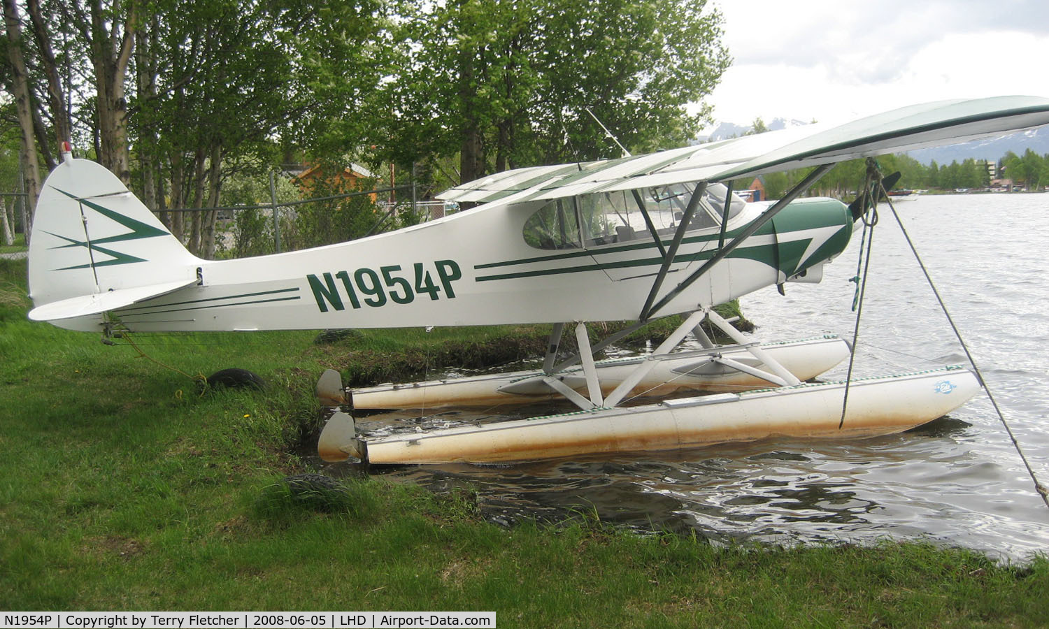 N1954P, 1955 Piper PA-18A-150 Super Cub C/N 18-4181, Piper Pa-18A-150 at Lake Hood