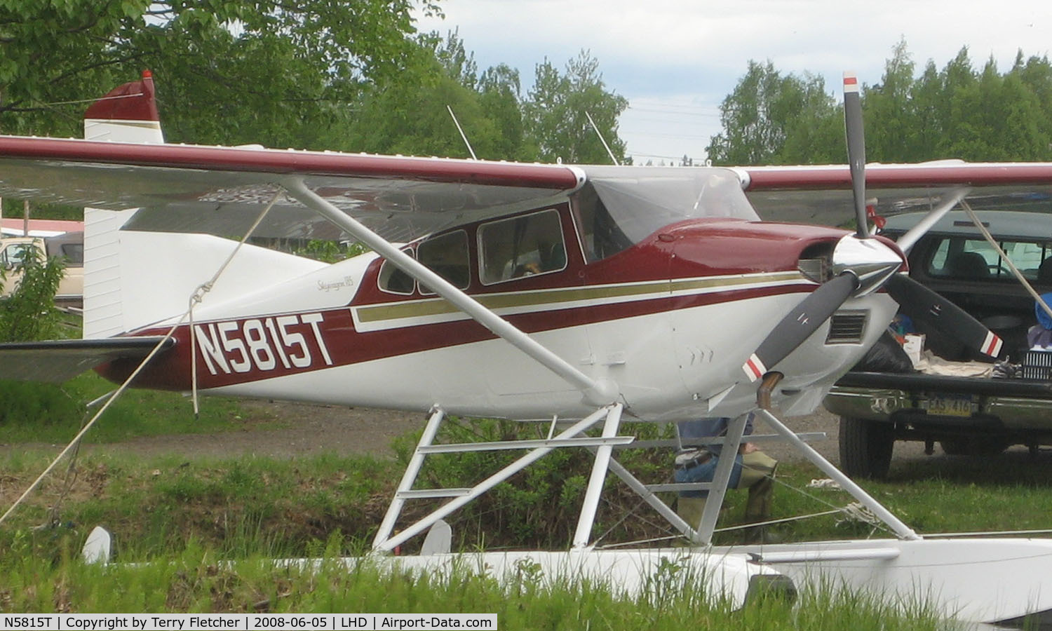 N5815T, 1964 Cessna 185C Skywagon C/N 185-0715, Cessna 185C on Lake Hood