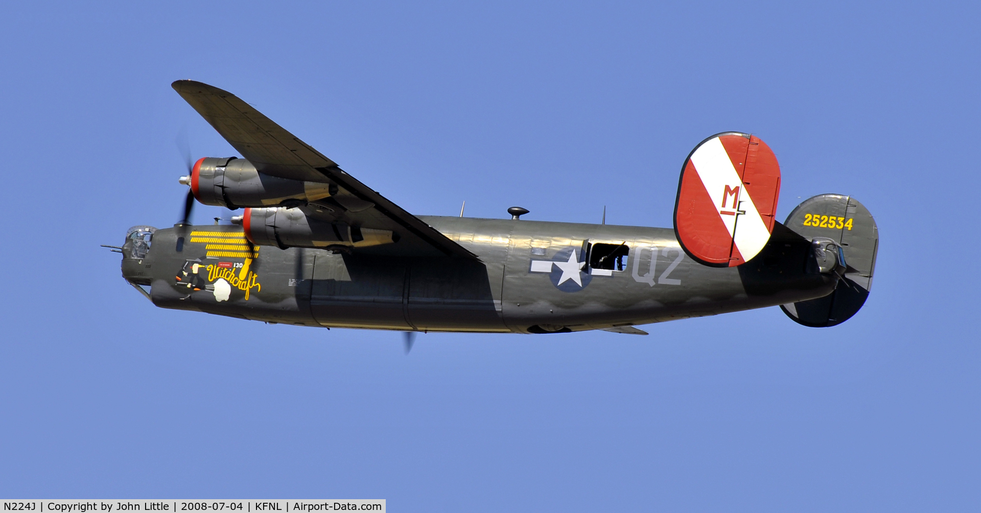N224J, 1944 Consolidated B-24J-85-CF Liberator C/N 1347 (44-44052), B-24 Collings Group