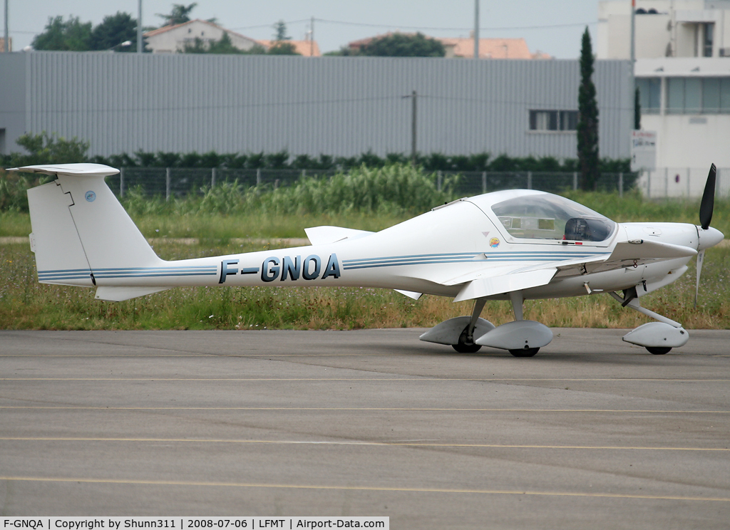 F-GNQA, Diamond DA-20A-1-100 Katana C/N 10038, Parked at the Airclub