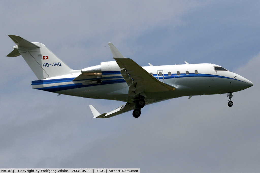 HB-JRQ, 2006 Bombardier Challenger 604 (CL-600-2B16) C/N 5651, visitor