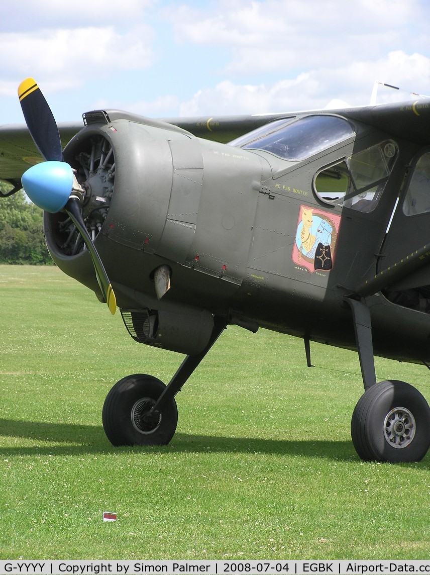 G-YYYY, 1960 Max Holste MH-1521C-1 Broussard C/N 208, Broussard from Devon visiting Sywell