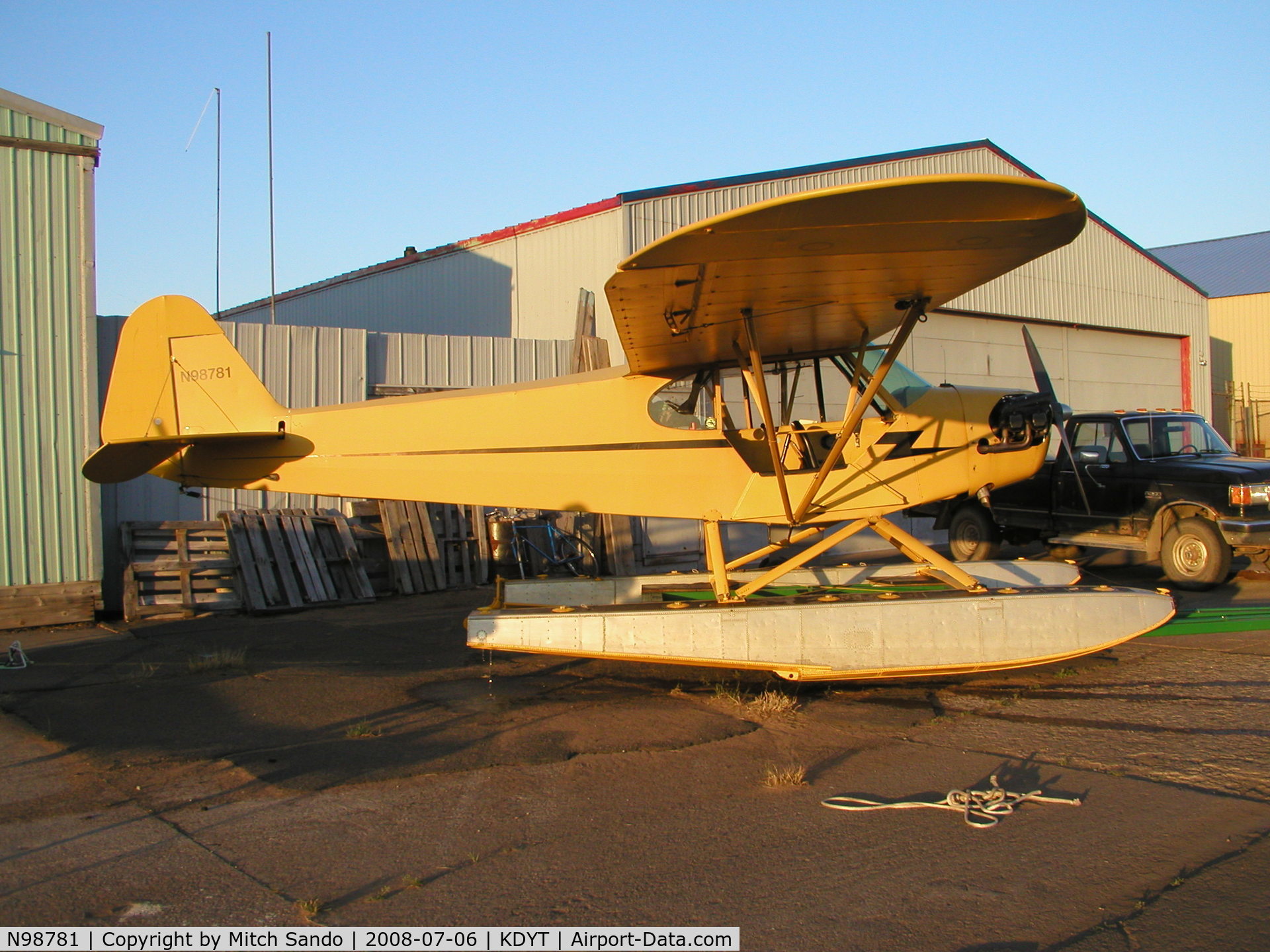 N98781, 1946 Piper J3C-65 Cub Cub C/N 19018, Parked on the ramp at Sky Harbor.