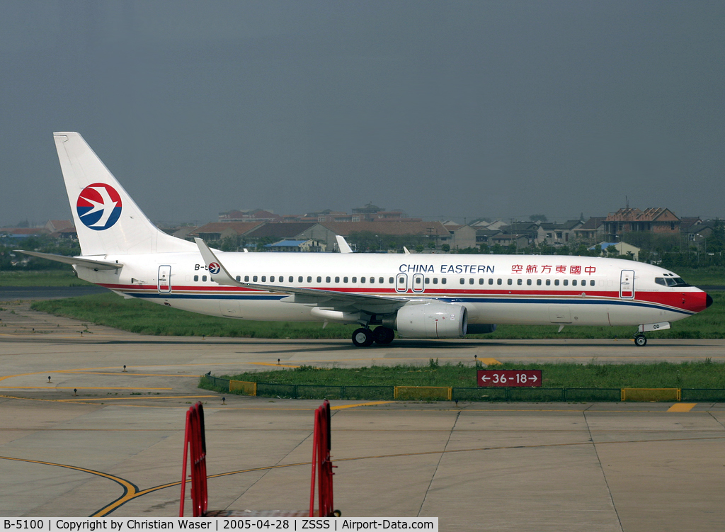 B-5100, 2005 Boeing 737-89P C/N 30681, China Eastern