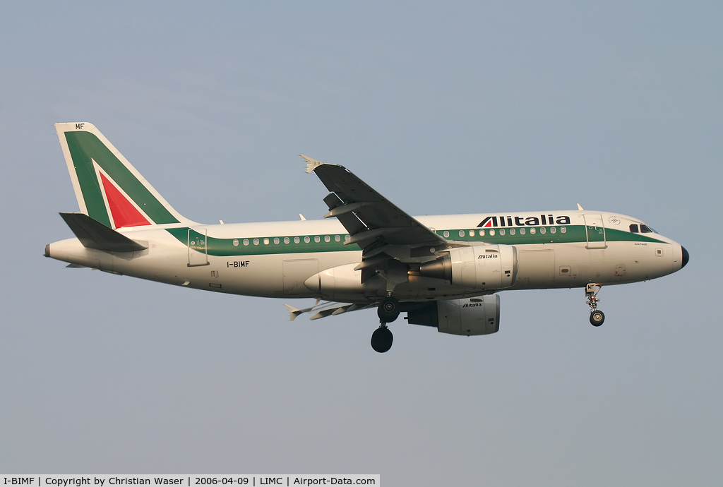 I-BIMF, 2003 Airbus A319-112 C/N 2083, Alitalia