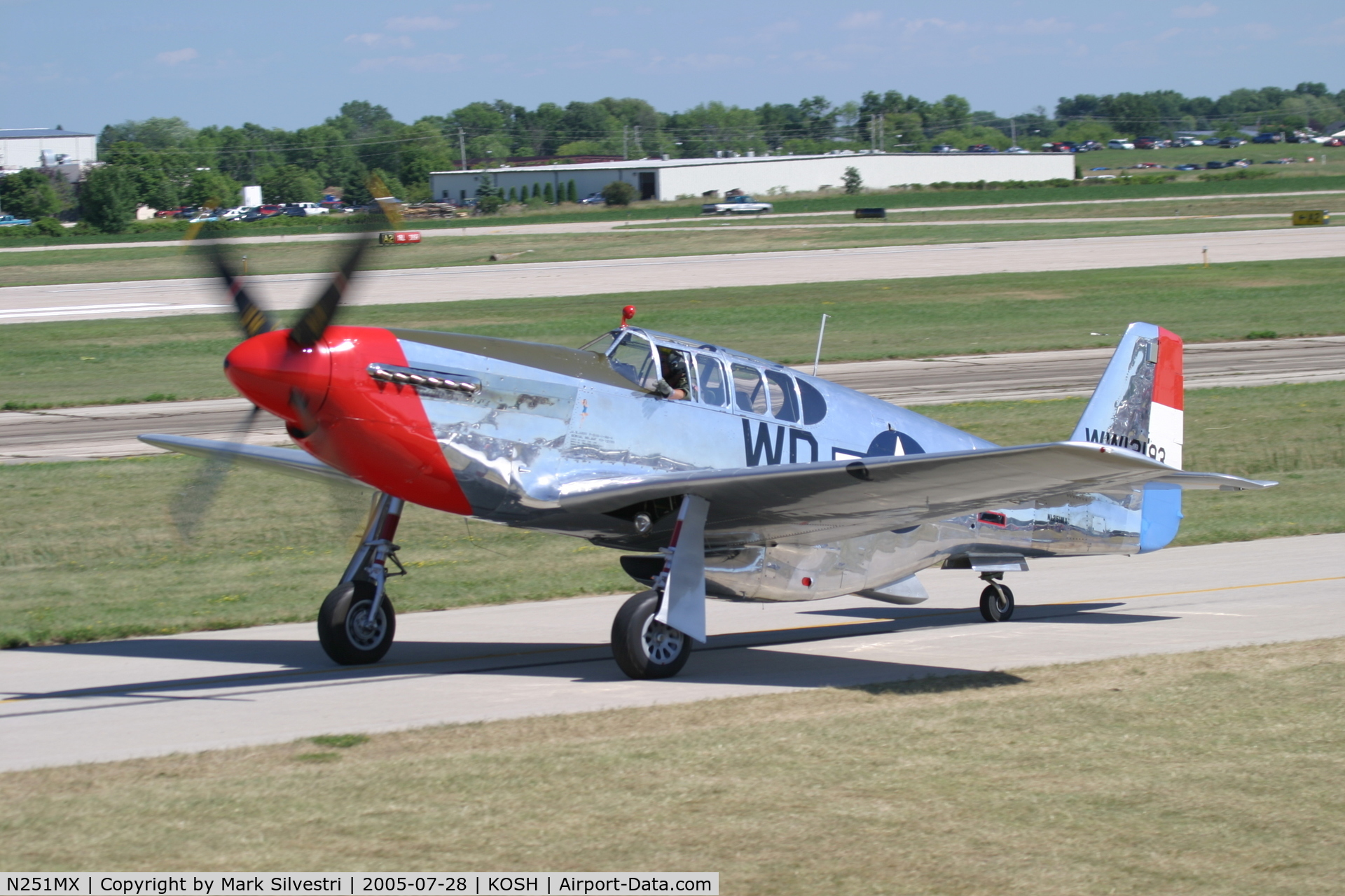 N251MX, 1943 North American P-51C-10 Mustang C/N 103-22730, Oshkosh 2005