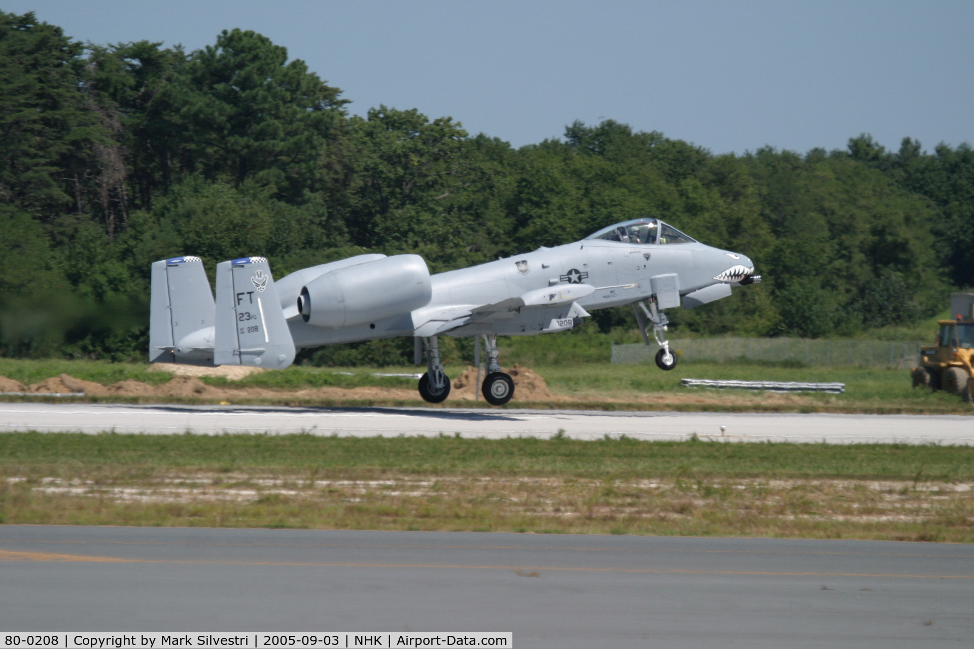 80-0208, 1980 Fairchild Republic A-10C Thunderbolt II C/N A10-0558, Patuxent River NAS 2005