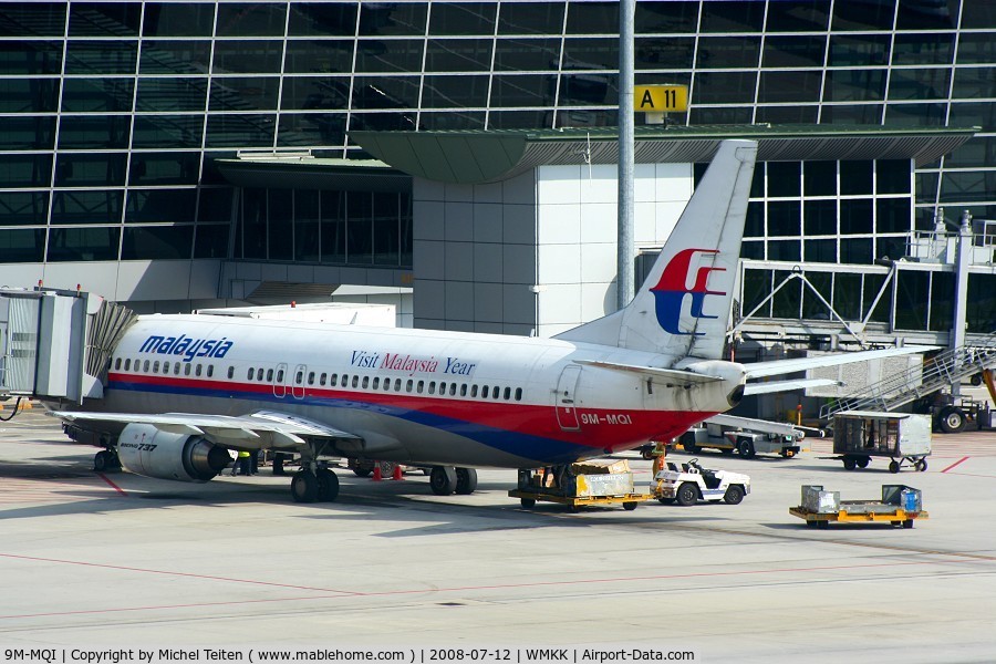 9M-MQI, Boeing 737-4H6 C/N 27353, Malaysia Airlines