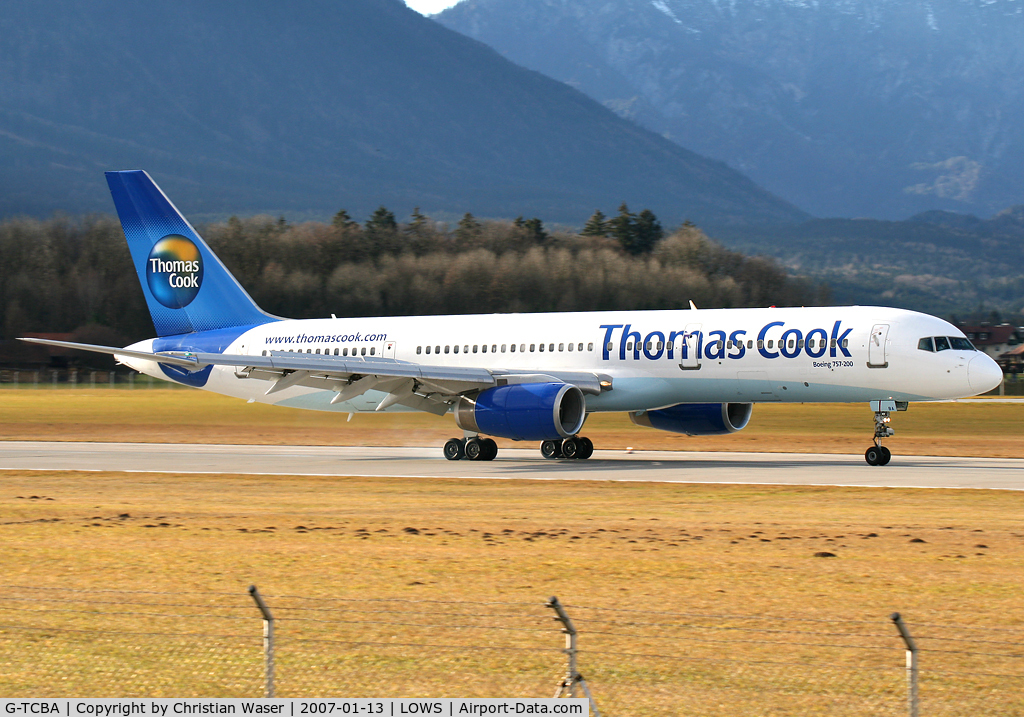 G-TCBA, 1998 Boeing 757-28A C/N 28203, Thomas Cook