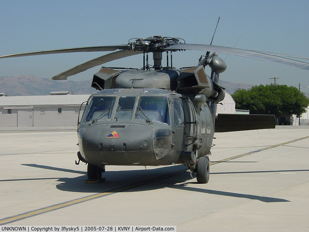 UNKNOWN, , US ARMY UH-60 @ KVNY a pair of these flew a brigadier in