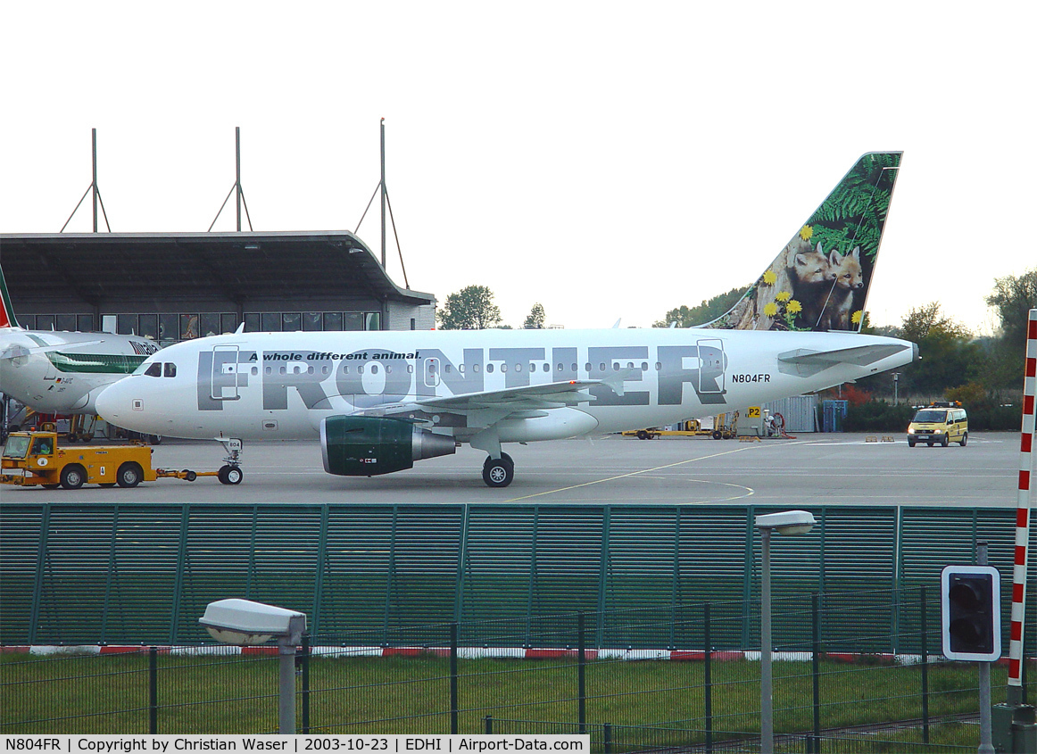 N804FR, 2003 Airbus A318-111 C/N 2051, Frontier