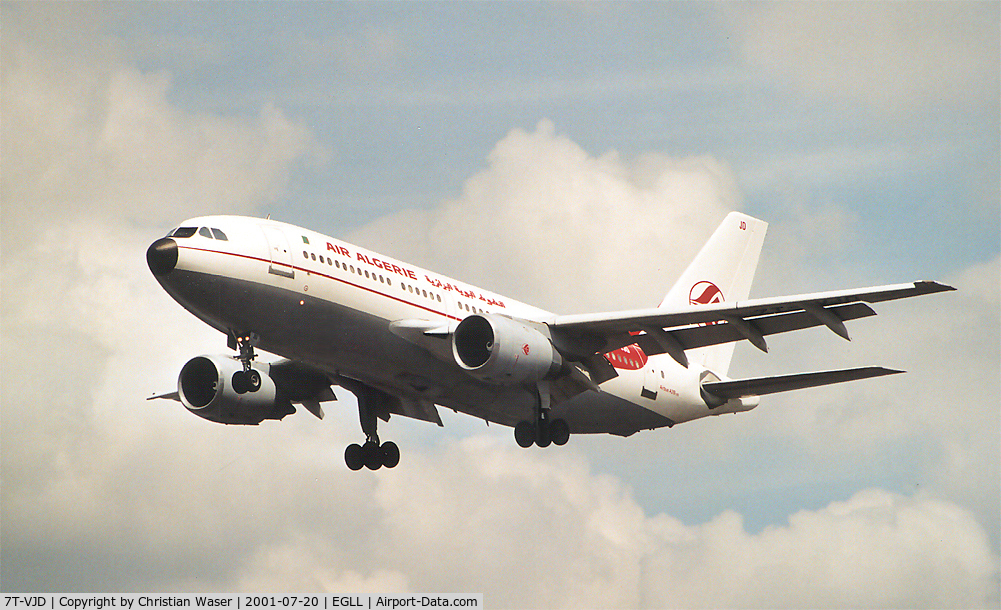 7T-VJD, 1984 Airbus A310-203 C/N 293, Air Algerie