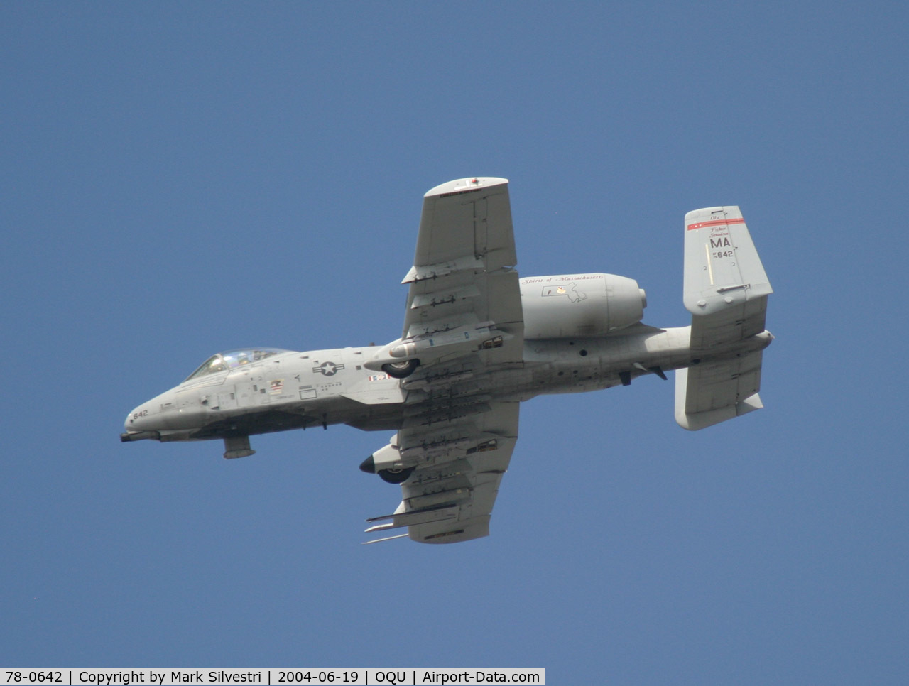 78-0642, Fairchild Republic A-10A Thunderbolt II C/N A10-0262, Quonset Pt, RI 2004