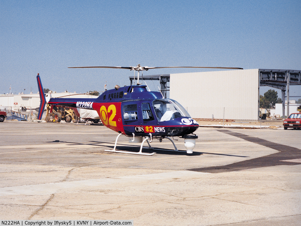 N222HA, 1974 Bell 206B JetRanger II C/N 1316, N222HA BELL 206B