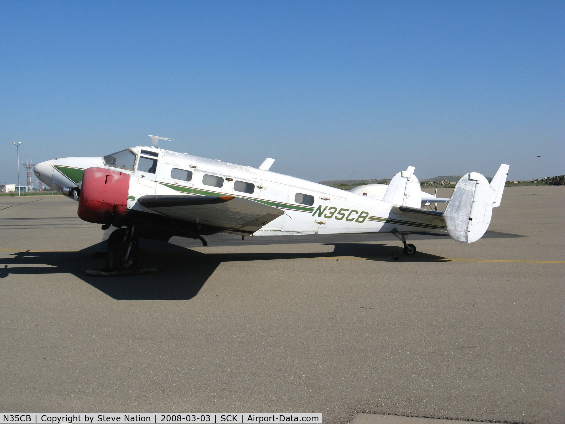 N35CB, 1952 Beech C-45H Expeditor C/N AF-745, 1952 Beech C-45H @ Stockton Municipal Airport, CA