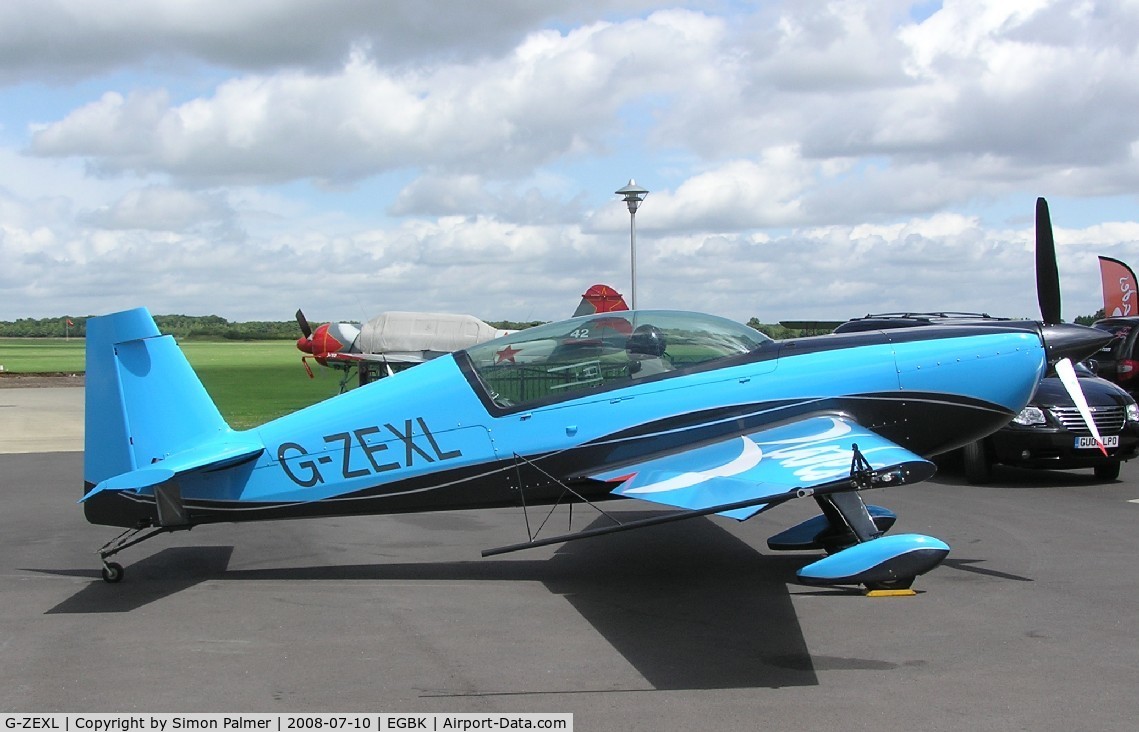G-ZEXL, 2006 Extra EA-300L C/N 1225, Extra 300 getting ready for Farnborough